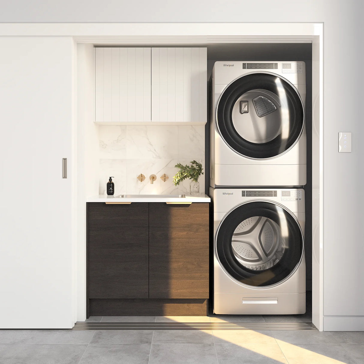 Timberline Custom 916mm Laundry And Wall Cabinet Package
