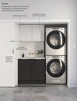 Timberline Custom 916mm Laundry And Wall Cabinet Package