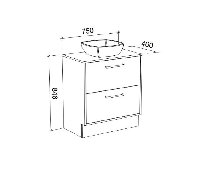 Timberline DELAWARE Floor Standing Vanity (All Sizes)