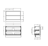 Timberline DELAWARE Floor Standing Vanity (All Sizes)