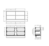 Timberline DELAWARE Floor Standing Vanity (All Sizes)