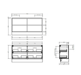 Timberline DELAWARE Floor Standing Vanity (All Sizes)