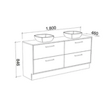 Timberline DELAWARE Floor Standing Vanity (All Sizes)