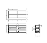 Timberline DELAWARE Floor Standing Vanity (All Sizes)
