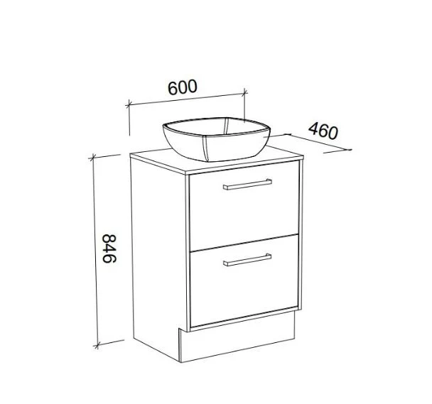 Timberline DELAWARE Floor Standing Vanity (All Sizes)