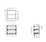 Timberline DELAWARE Floor Standing Vanity (All Sizes)