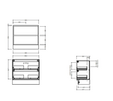 Timberline DELAWARE Floor Standing Vanity (All Sizes)