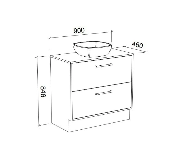 Timberline DELAWARE Floor Standing Vanity (All Sizes)