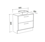 Timberline DELAWARE Floor Standing Vanity (All Sizes)