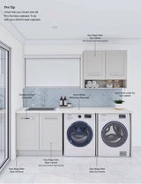Timberline Duo Custom 2248mm Laundry With Wall Cabinet Package