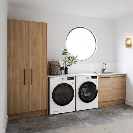 Timberline Duo Custom 3048mm Laundry And Tall Cabinet Package