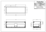 Timberline ELWOOD Wall Hung Vanity (All Sizes)