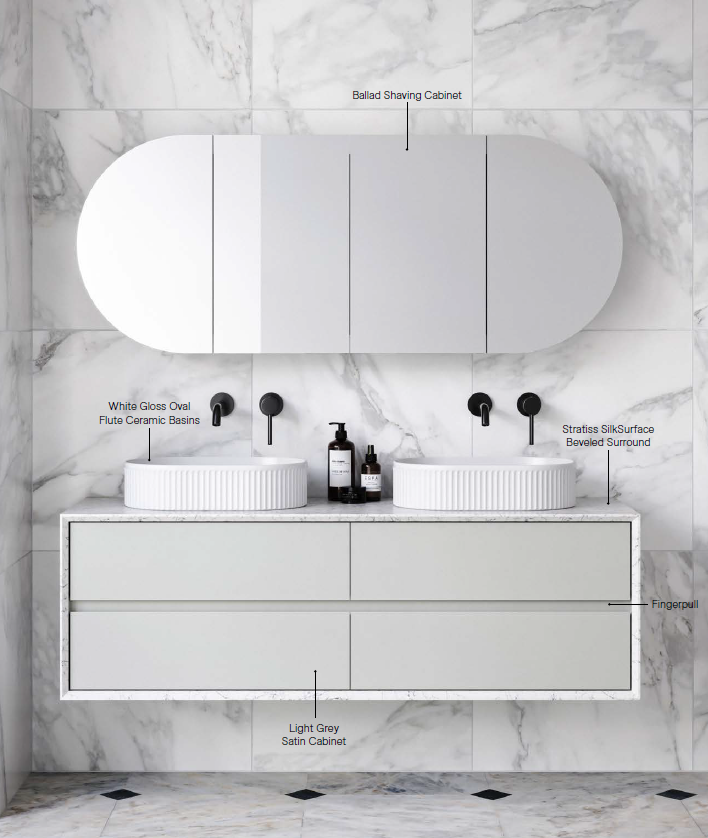 Timberline EMBRACE Wall Hung Vanity (All Sizes)