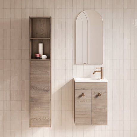 Timberline ENSUITE Single Bowl Wall Hung Vanity (All Sizes)
