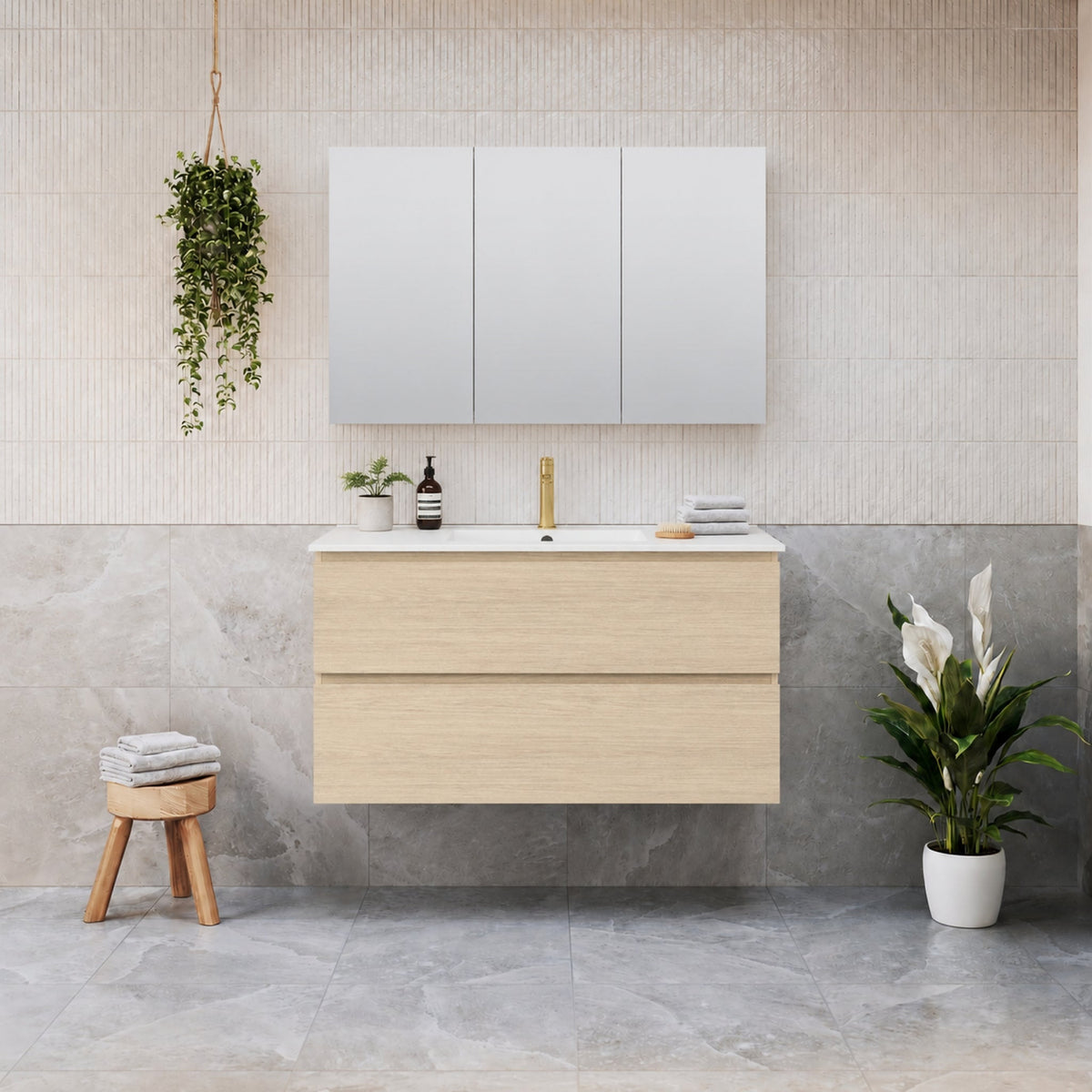 Timberline Elemental Plus Wall Hung / Floor Standing Vanity-MDF-750-900-1200mm