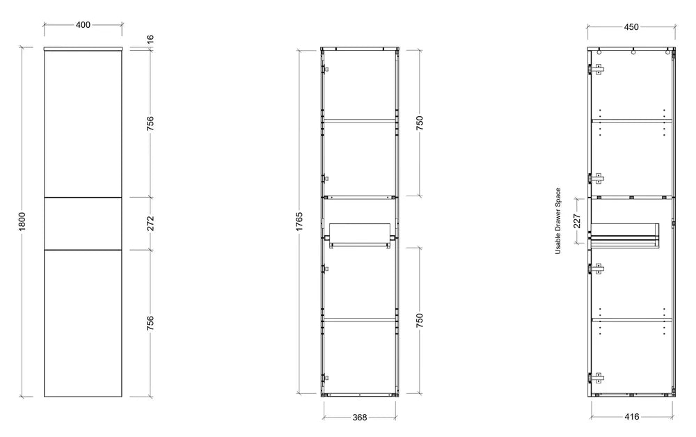 Timberline FRASER Custom Tall Boy (All Sizes)