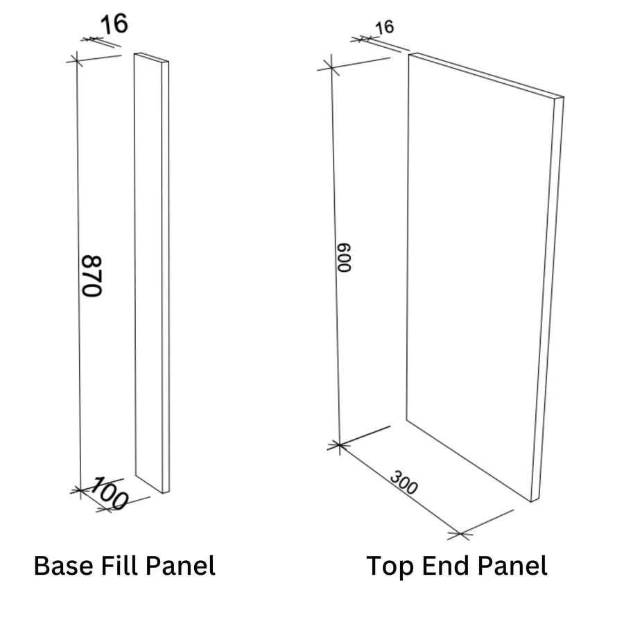 Timberline Custom 916mm Laundry And Wall Cabinet Package