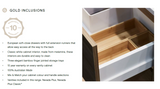 Timberline AINSWORTH Wall Hung Vanity (All Sizes)