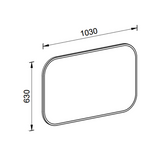 Timberline Jazz Arch Framed Mirror (All Sizes)