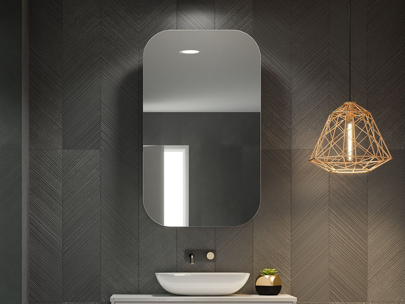 Timberline Jazz Arch Shaving Cabinet (All Sizes)