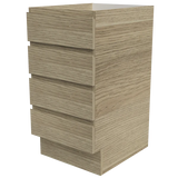 Timberline Modular Laundry 450mm Base Cabinet - 4 Drawers
