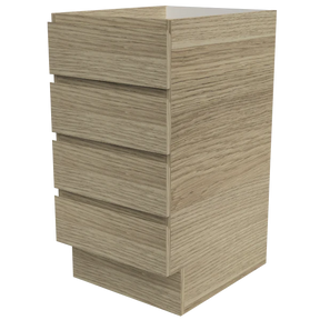 Timberline Modular Laundry 450mm Base Cabinet - 4 Drawers
