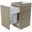 Timberline Modular Laundry 450mm Base Cabinet with Single Pull-Out Basket