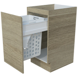 Timberline Modular Laundry 450mm Base Cabinet with Single Pull-Out Basket