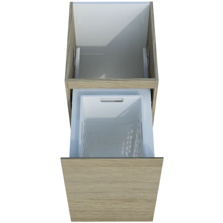 Timberline Modular Laundry 450mm Base Cabinet with Single Pull-Out Basket
