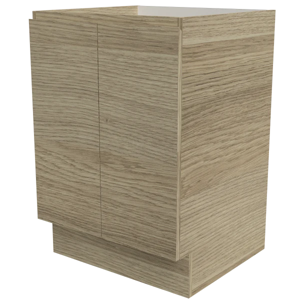 Timberline Modular Laundry 600mm Base Cabinet - 2 Doors
