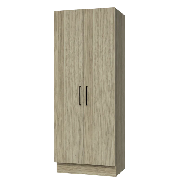Timberline Modular Laundry 800mm Tall Cabinet - 2 Doors