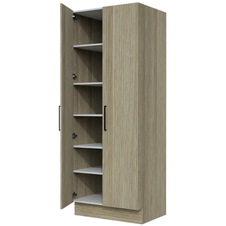 Timberline Modular Laundry 800mm Tall Cabinet - 2 Doors