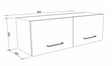 Timberline Modular Laundry 900mm Top Cabinet - 2 Doors (All Sizes)