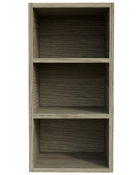Timberline Modular Laundry Top Open Shelf - 3 Shelves (300/450/600mm)