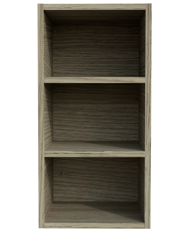 Timberline Modular Laundry Top Open Shelf - 3 Shelves (300/450/600mm)