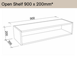 Timberline Modular Laundry Open Shelf (450/ 600/ 900mm)