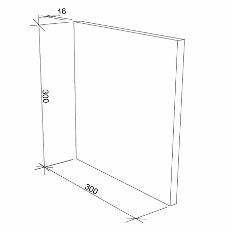 Timberline Modular Base, Top and Tall Panel 16mm (All Sizes)