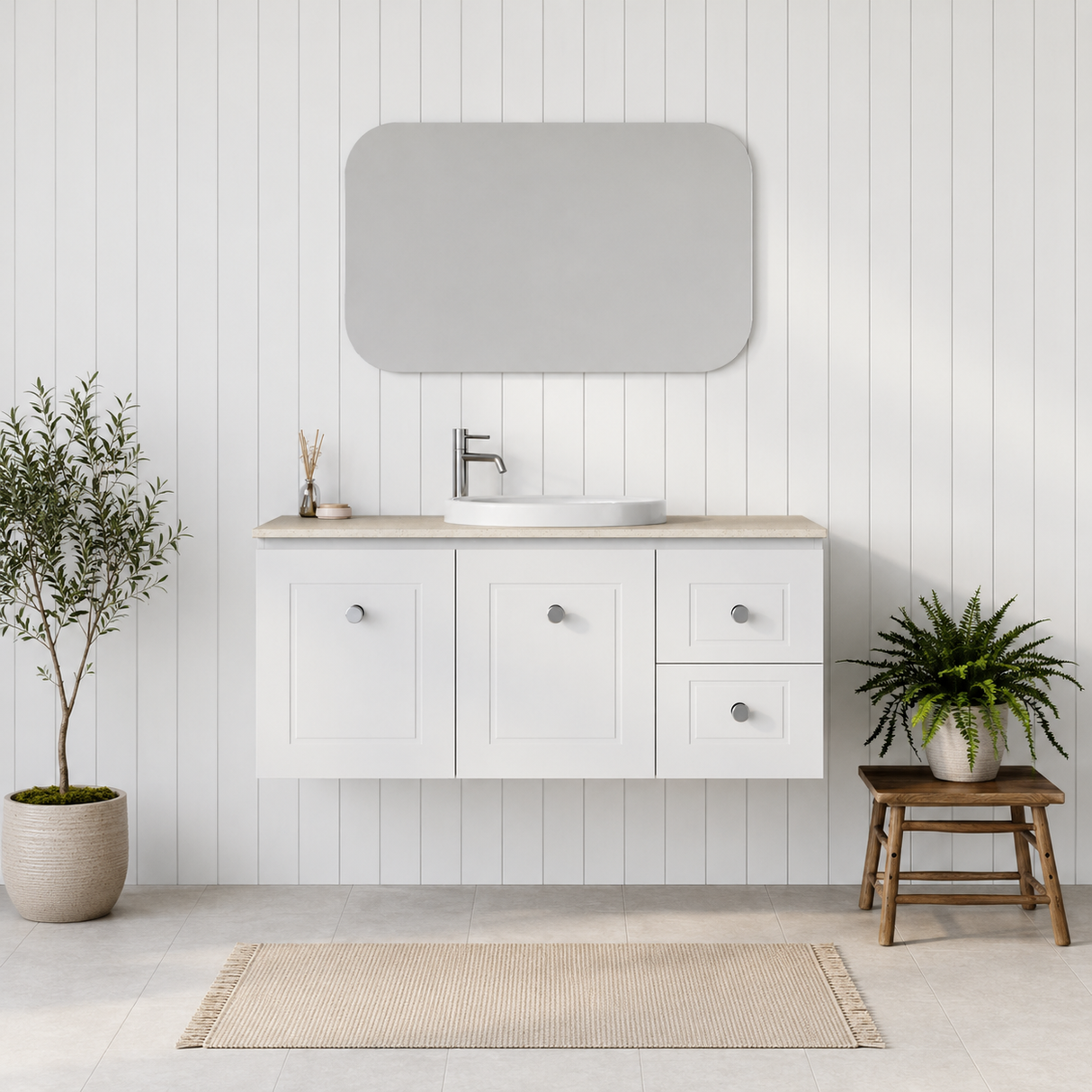 Timberline NEVADA Classic Wall Hung Vanity (All Sizes)