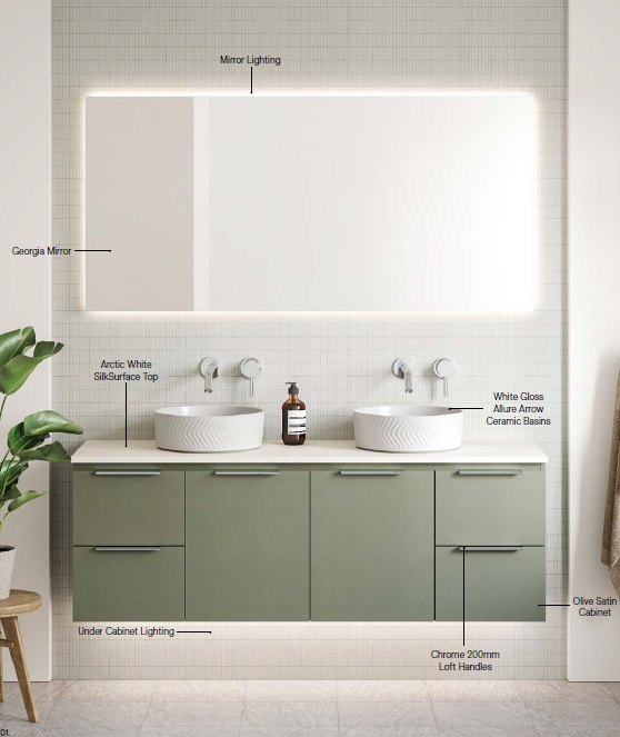 Timberline NEVADA Wall Hung Vanity