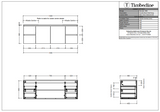 Timberline NEVADA Wall Hung Vanity - Cabinet Spec Sheet 1500