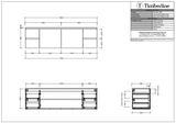 Timberline NEVADA Wall Hung Vanity - Cabinet Spec Sheet 1800