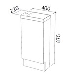 Timberline OLLIE Single Bowl Floor Standing Vanity (All Sizes)