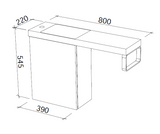 Timberline OSCAR Single Bowl Wall Hung Vanity (All Sizes)