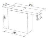 Timberline OSCAR Single Bowl Wall Hung Vanity (All Sizes)