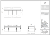 Timberline ROCKFORD Wall Hung Vanity (All Sizes)