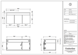 Timberline ROCKFORD Wall Hung Vanity (All Sizes)