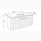 Timberline SABA Wall Hung Vanity (All Sizes)