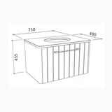 Timberline SABA Wall Hung Vanity (All Sizes)