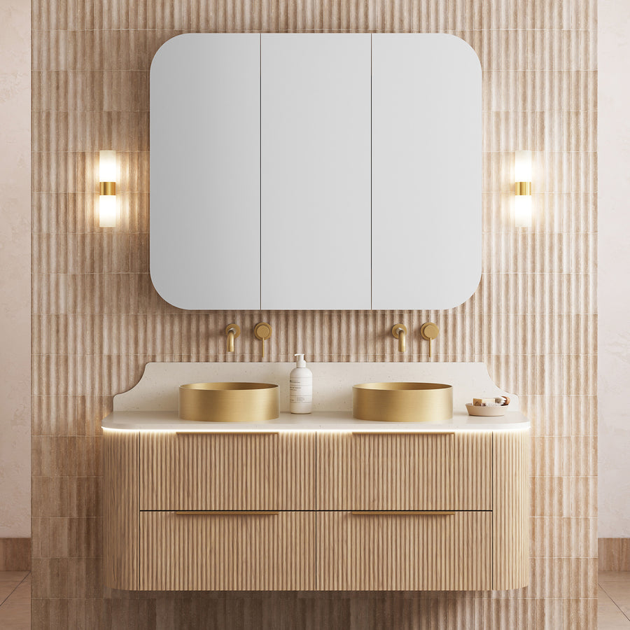 Timberline SOCOA Fluted Wall Hung Vanity (All Sizes)