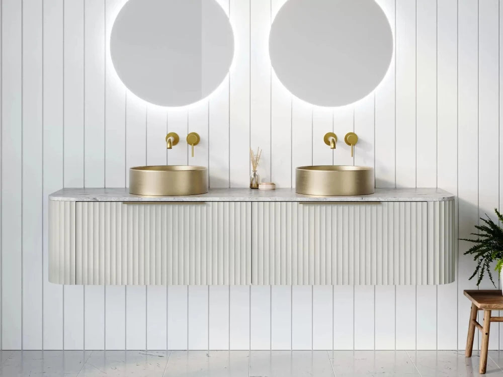 Timberline SANTOS Fluted Wall Hung Vanity (All Sizes)